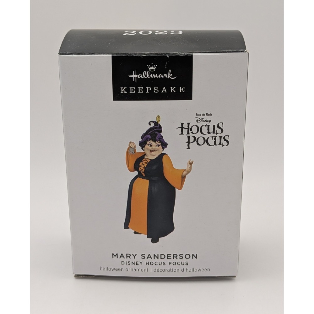 2023 Hallmark Keepsake Hocus Pocus Mary Sanderson Halloween Ornament‎ NIB